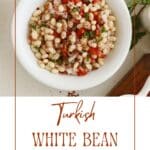 Turkish White Bean Salad