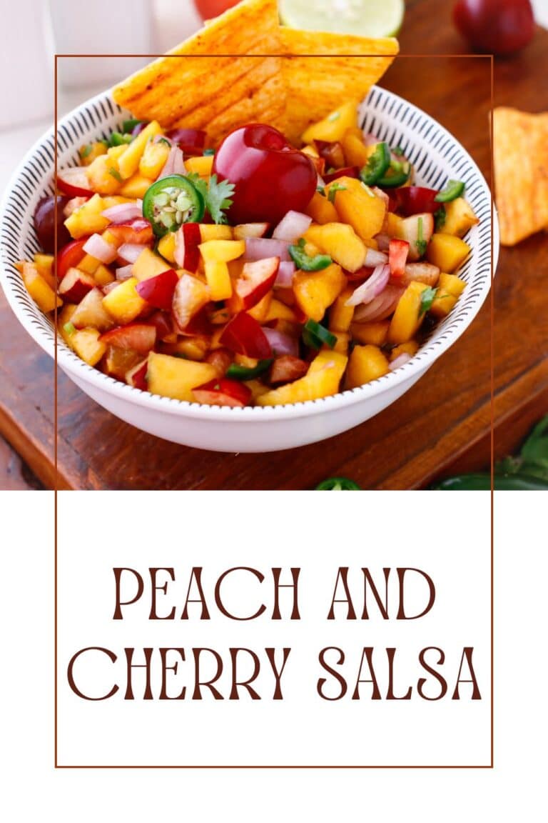 Peach and Cherry Salsa