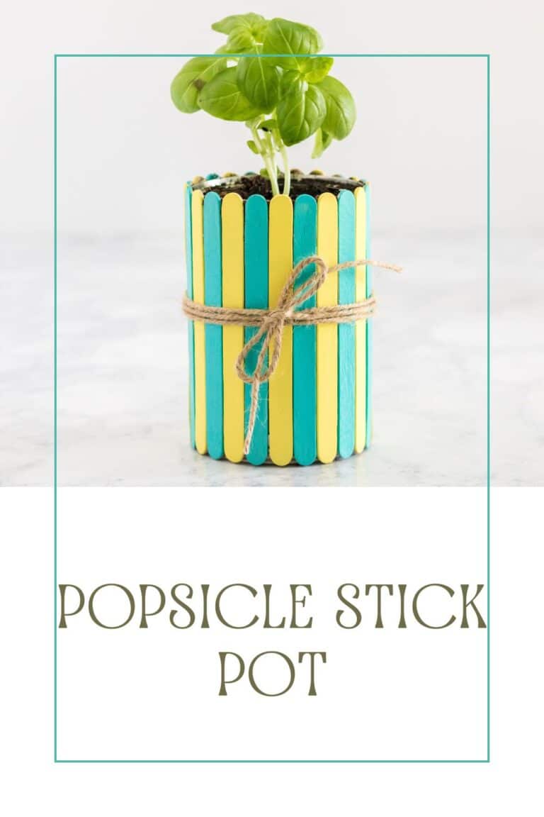 Popsicle Stick Pot